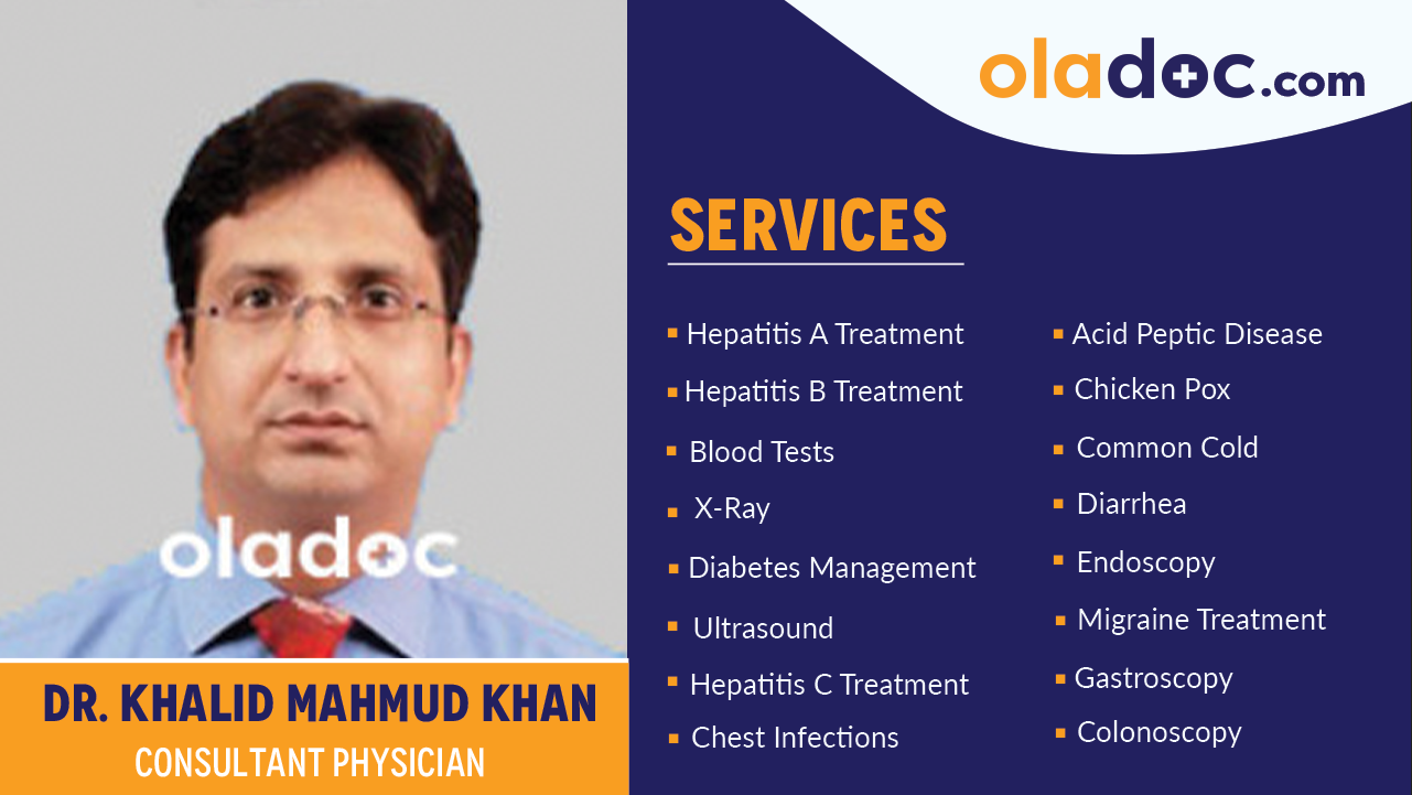 Services  provided by Dr. Khalid Mahmud Khan
